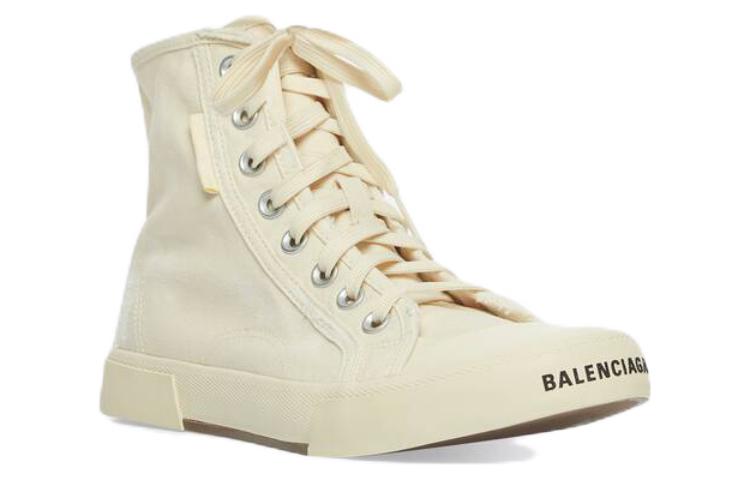 Order Balenciaga巴黎世家 Paris 破洞洗舊高筒運動 時尚板鞋 男款 白色