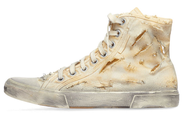 Balenciaga Paris High 'Destroyed - White' 726176-W3RCD-9010