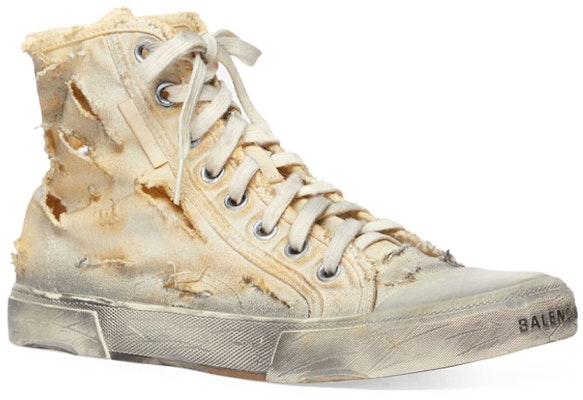 Balenciaga Paris High 'Destroyed - White' 726176-W3RCD-9010 Order Balenciaga Paris High 'Destroyed - White' 726176-W3RCD-9010