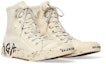 Lookbook Balenciaga Paris Kasut High Top 'Putih Rosak Kapas & Getah Putih dengan Grafiti' 688752W3RR49010