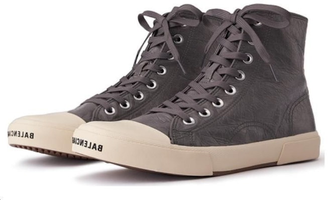 Balenciaga Paris Kasut Kayu Tinggi 'Kulit Coklat dan Getah Putih' 688752W3RCA1890 Lookbook Balenciaga Paris Kasut Kayu Tinggi 'Kulit Coklat dan Getah Putih' 688752W3RCA1890