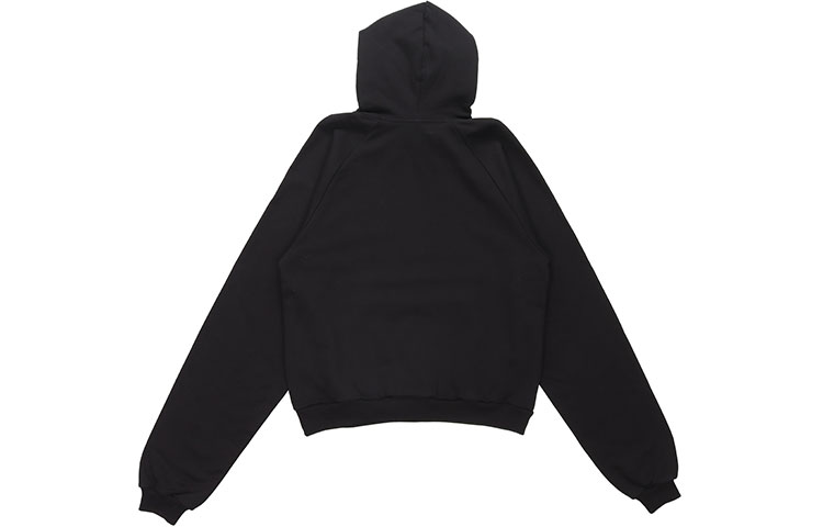 Balenciaga Paris Logo Print Hoodie Unisex Black/White Regular Fit 571194TFV751000 圖 3