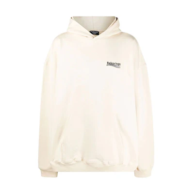 Balenciaga Paris Logo Print Unisex White Sweatshirt. 620973TKVI98962