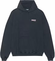 Balenciaga Paris Logo Unisex Oversized Black Hoodie Sweatshirt 620973TKVI99034 Balenciaga Paris Logo Unisex Oversized Black Hoodie Sweatshirt 620973TKVI99034