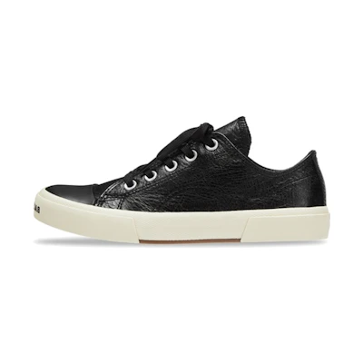 (W) Balenciaga Paris Low 'Black Leather'
