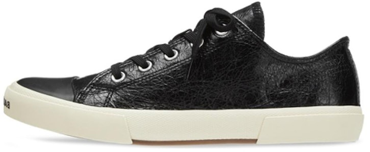 발렌시아가 파리 로우탑 가죽 스니커즈 블랙 688754W3RCB1090 Buy 발렌시아가 파리 로우탑 가죽 스니커즈 블랙 688754W3RCB1090