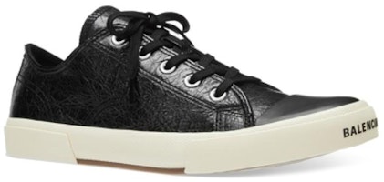 Balenciaga Paris Low Top Kasut Kulit Hitam 688754W3RCB1090 Lookbook Balenciaga Paris Low Top Kasut Kulit Hitam 688754W3RCB1090