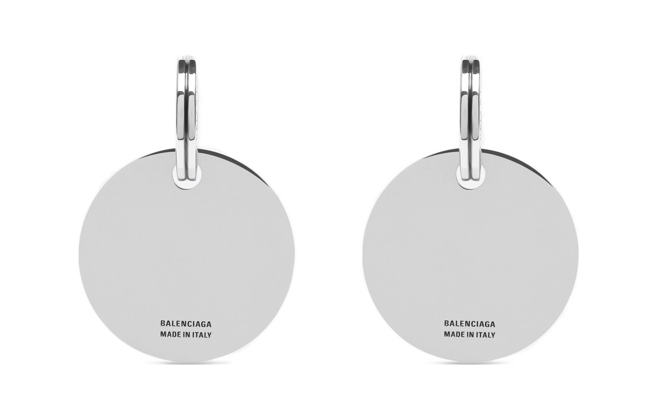 BALENCIAGA PARIS Series City Earrings Silver 689381TZ14I0926 圖 3