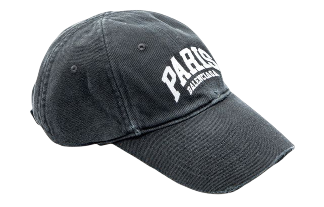 Purchase Balenciaga Paris Series Twill Cotton Baseball Cap Unisex. PSAB100153