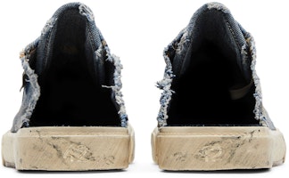 Balenciaga巴黎世家 織物 系帶平底 時尚涼拖 男款 牛仔藍 Details for Balenciaga巴黎世家 織物 系帶平底 時尚涼拖 男款 牛仔藍