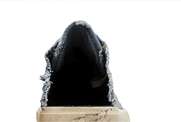 Balenciaga Paris Sneaker Mule 'Destroyed - Denim' Kasut Runtuh 693953-W3RCL-4090 Sizing Balenciaga Paris Sneaker Mule 'Destroyed - Denim' Kasut Runtuh 693953-W3RCL-4090