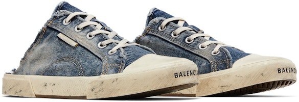 Balenciaga巴黎世家 織物 系帶平底 時尚涼拖 男款 牛仔藍 Cheap Balenciaga巴黎世家 織物 系帶平底 時尚涼拖 男款 牛仔藍