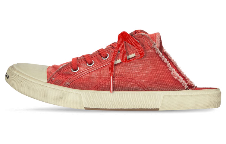 Balenciaga Paris Sneaker Mule 'Destroyed - Red' 693953-W3RC3-6090