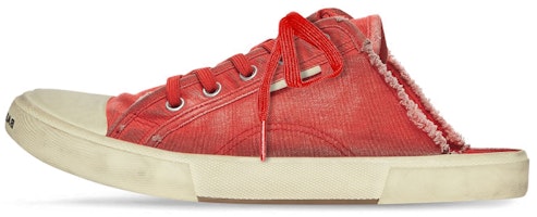 Balenciaga Paris Sneaker Mule 'Destroyed - Red' 693953-W3RC3-6090 Balenciaga Paris Sneaker Mule 'Destroyed - Red' 693953-W3RC3-6090
