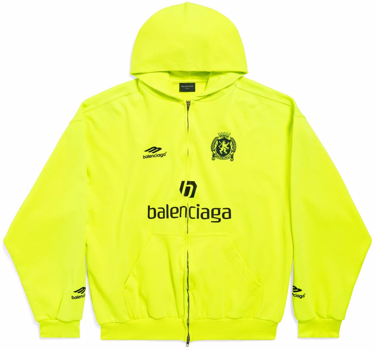 balenciaga-paris-soccer-zip-up-hoodie-fluorescent-green-medium-fit-744457-tpvs-67110