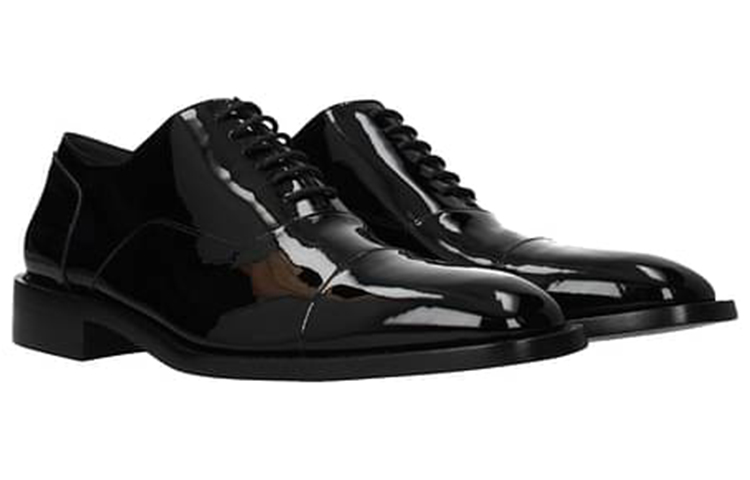 Balenciaga Patent Leather Fashion Sneaker 'Black' 圖 2