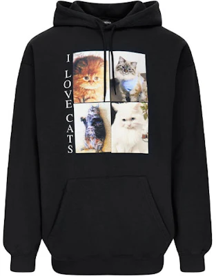 Sudadera Balenciaga Negra Estampado Gato Oversize Hoodie Pullover 570811TJVG91000 Order Sudadera Balenciaga Negra Estampado Gato Oversize Hoodie Pullover 570811TJVG91000