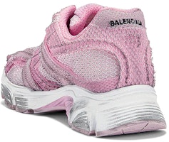 巴黎世家 Phantom 時尚系帶織物和網眼運動鞋 粉色 Shop 巴黎世家 Phantom 時尚系帶織物和網眼運動鞋 粉色