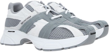 Balenciaga巴黎世家 Phantom 織物 繫帶圓頭舒適時尚 低筒 運動休閒鞋 男款 灰白 Lookbook Balenciaga巴黎世家 Phantom 織物 繫帶圓頭舒適時尚 低筒 運動休閒鞋 男款 灰白