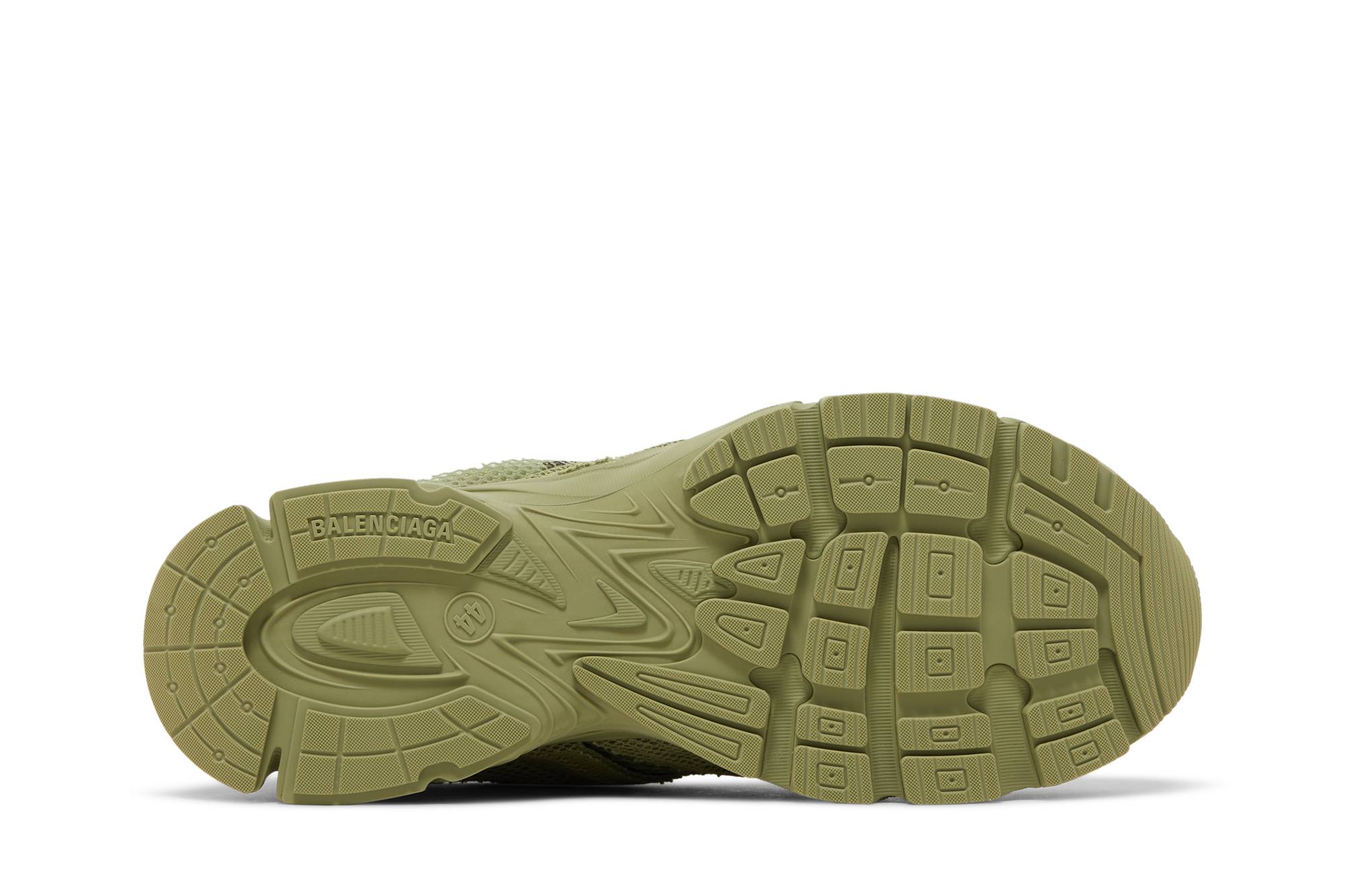 Shop 巴黎世家 Phantom 時尚綁帶運動鞋 綠色