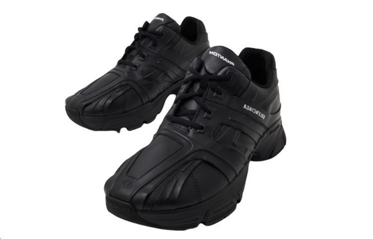 Shop Zapatillas Balenciaga Phantom 'Cuero Negro' 735384WBER11000