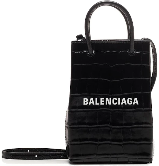 balenciaga-phone-holder-crossbody-bag-black