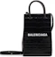 Buy Beg Tali Silang Pemegang Telefon Balenciaga Hitam