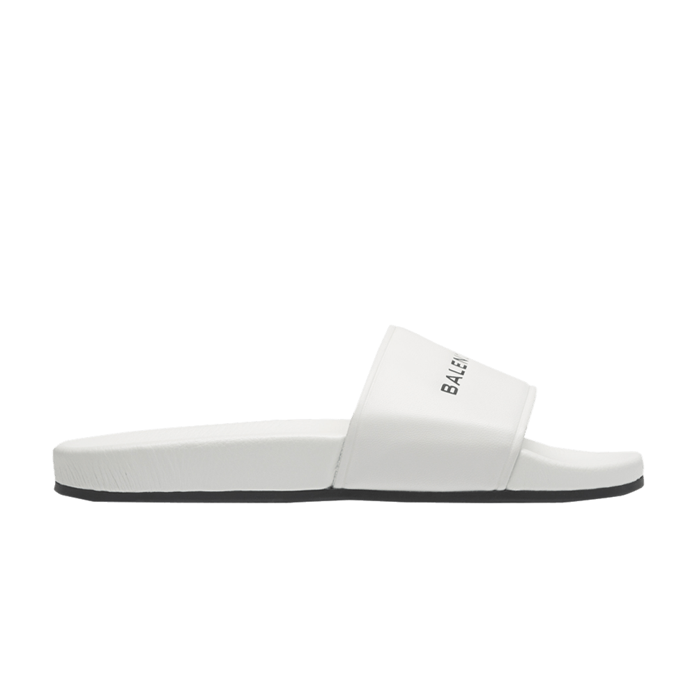 Balenciaga Piscine Flat Slides 'White' 506347-WAL00-9061