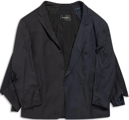 Balenciaga Plain Coal Grey Button-Up Loose-Fit Jacket Unisex Regular Series 790796TQT901140 Buy Balenciaga Plain Coal Grey Button-Up Loose-Fit Jacket Unisex Regular Series 790796TQT901140