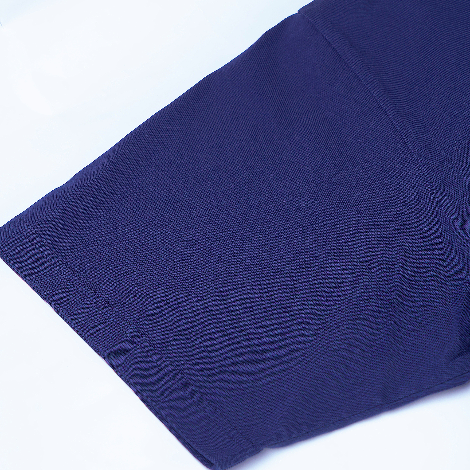 Balenciaga Plain Letter Print Crewneck T-Shirt in Dark Blue. 651795TLV938561 圖 7