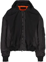Balenciaga Plain Zip-Up Jacket Black - Regular Fit Long Sleeve Outerwear 796939TPO041000 Balenciaga Plain Zip-Up Jacket Black - Regular Fit Long Sleeve Outerwear 796939TPO041000