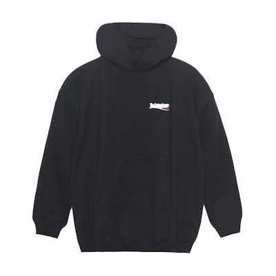 Balenciaga Political Campaign Black Sweatshirt Plain Letter Print. 620947TKVI91070