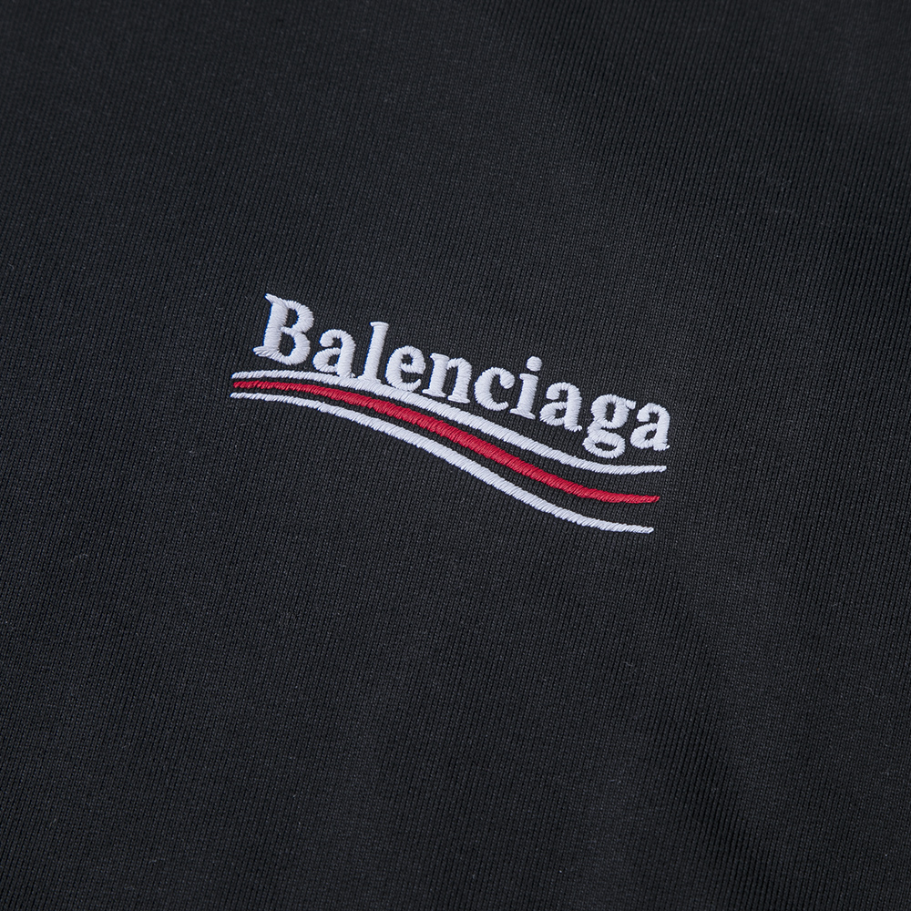 Shop 巴黎世家政治竞选黑色卫衣 简约字母印花 620947TKVI91070