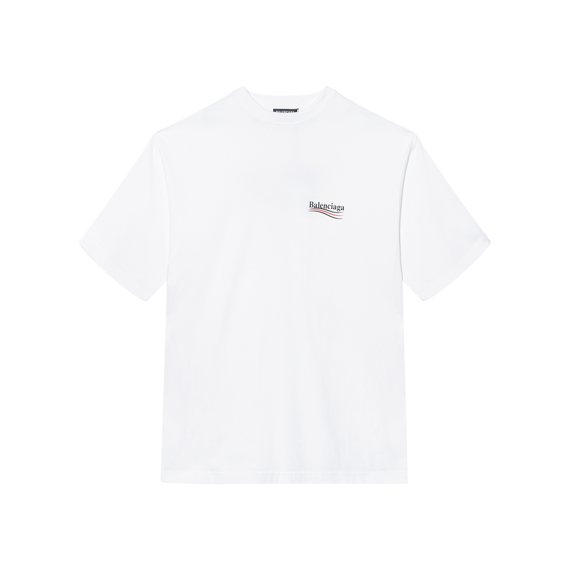 Balenciaga Political Campaign Coca-Cola Logo Oversized White Tee 620969TIV529040