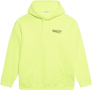 Balenciaga Hoodie Kampanye Politik 'Kuning Fluo/Hitam' 578135 TJVD4 7110 Buy Balenciaga Hoodie Kampanye Politik 'Kuning Fluo/Hitam' 578135 TJVD4 7110