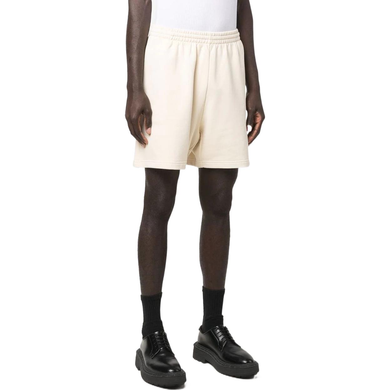 Purchase 巴黎世家政治活動刺繡標誌白色彈性短褲 676137TKVI90896