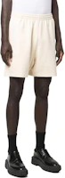 Purchase Balenciaga Political Campaign Logo Embroidered Elastic Shorts White . 676137TKVI90896