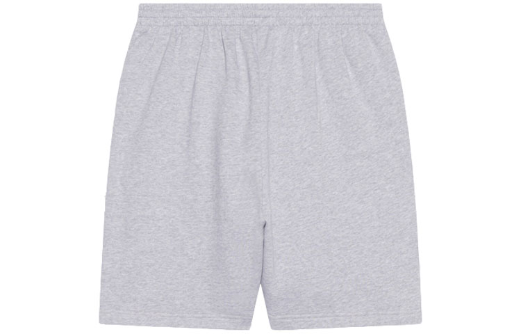 Lookbook Balenciaga Political Campaign Logo Embroidered Grey Casual Shorts. 676137TKVI91379