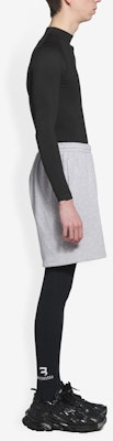 Balenciaga Political Campaign Logo Embroidered Grey Casual Shorts. 676137TKVI91379 Shop Balenciaga Political Campaign Logo Embroidered Grey Casual Shorts. 676137TKVI91379