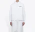 Shop Balenciaga 政治宣傳標誌天鵝絨連帽衫 白色 常規版型 600583TIV539040