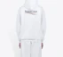 Purchase Balenciaga 政治宣傳標誌天鵝絨連帽衫 白色 常規版型 600583TIV539040