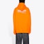 Shop Balenciaga Political Campaign Medium Fit Hoodie 'Fluorescent Orange'