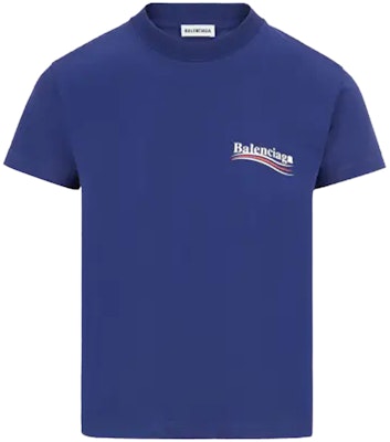 Balenciaga Political Campaign T-Shirt (SS20) 'Pacific Blue/White' Buy Balenciaga Political Campaign T-Shirt (SS20) 'Pacific Blue/White'