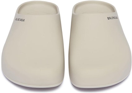 バレンシアガ プールクローズド スライド (真珠色) 699129W1S8V2001 Purchase バレンシアガ プールクローズド スライド (真珠色) 699129W1S8V2001