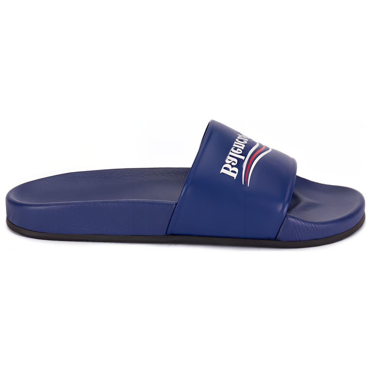Balenciaga Pool Sandal Political Sandals Blue 圖 2