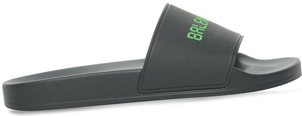 巴黎世家 Pool 橡膠夜光時尚涼拖 黑色 Order 巴黎世家 Pool 橡膠夜光時尚涼拖 黑色