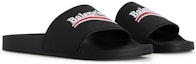 Lookbook Balenciaga Pool Slide Sandal 'Black White Red' 776818-W1S80-1096