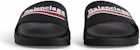 Balenciaga Pool Slide Sandal 'Black White Red' 776818-W1S80-1096