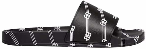 Balenciaga Pool Slides 'Allover Logo - Black' 590930 W2BG0 1090 Balenciaga Pool Slides 'Allover Logo - Black' 590930 W2BG0 1090