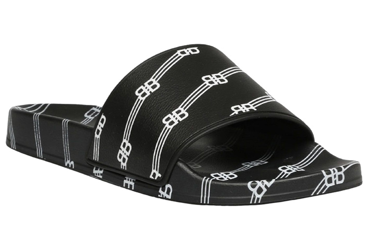 Lookbook 巴黎世家泳池拖鞋「全Logo - 黑色」590930 W2BG0 1090